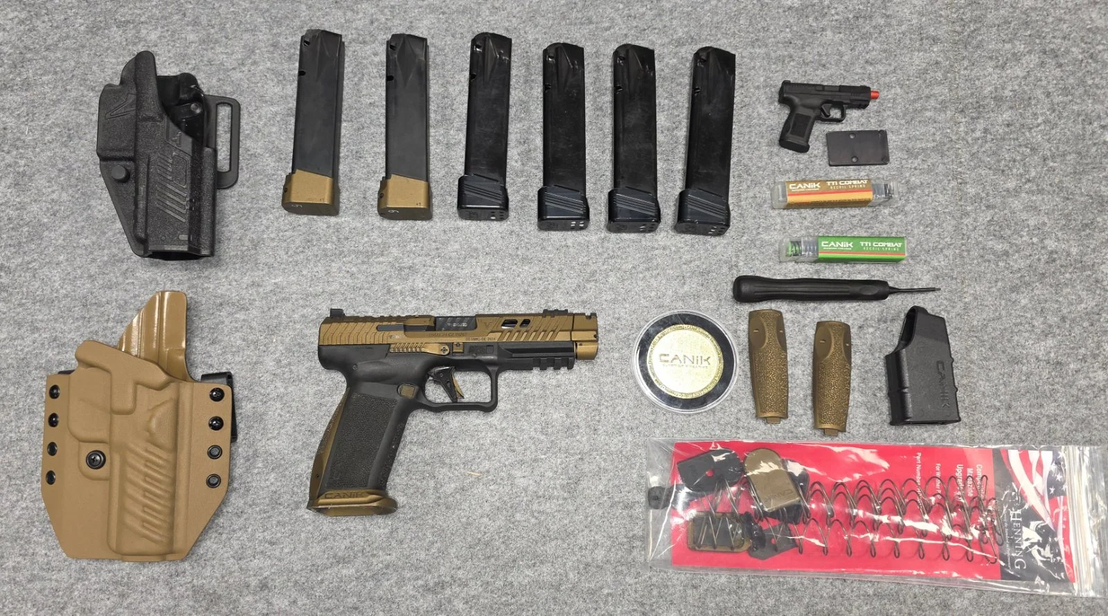 Canik TTI Combat kal. 9x19, Bogaty zestaw
