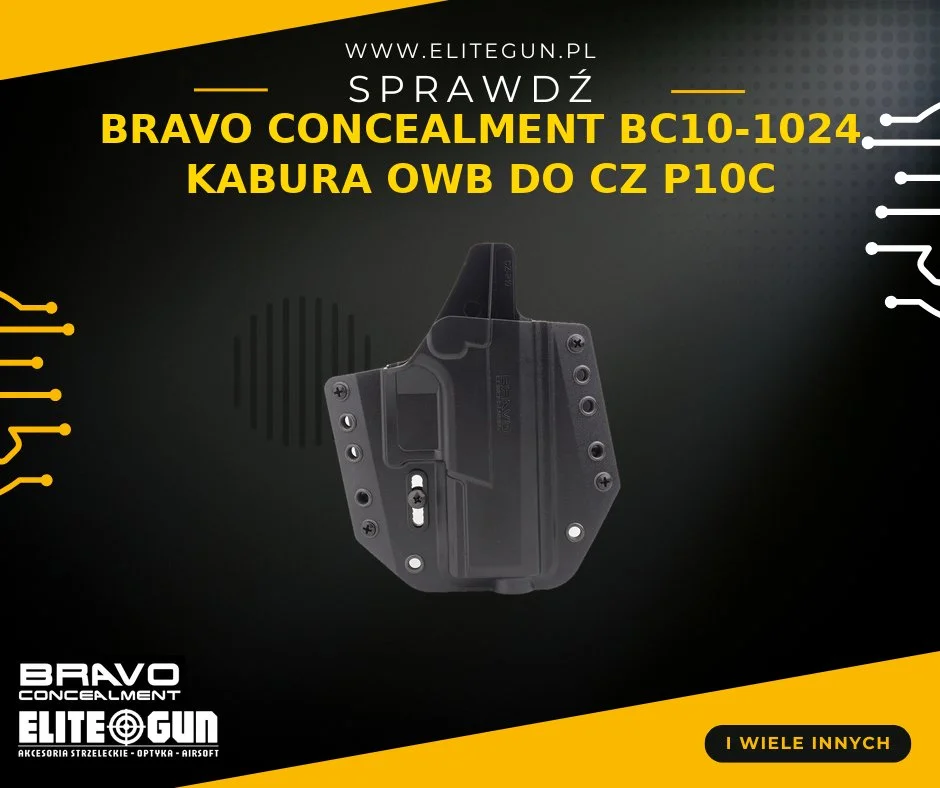 Bravo Concealment Kabura OWB CZ P10c Prawa BC10-1024 - 153 zł
