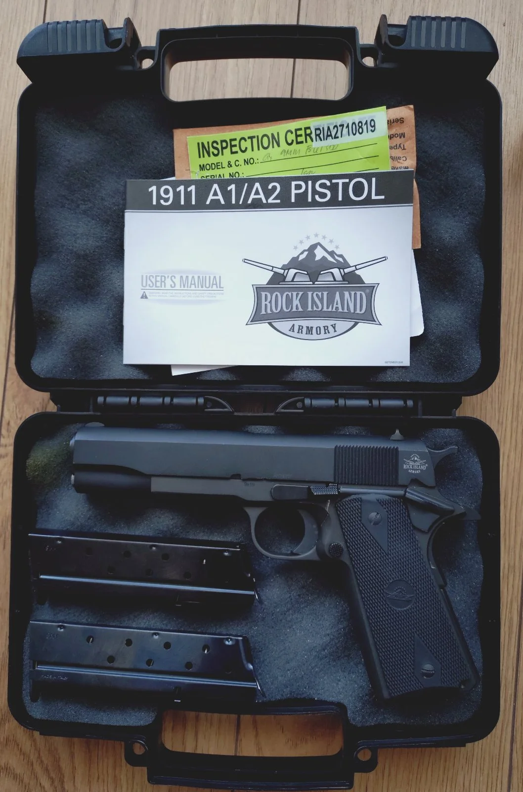 Pistolet RIA GI Entry FS M1911 A1 9x19 /Stan idealny / 2025 / Ulepszone magazynki Mec-Gar