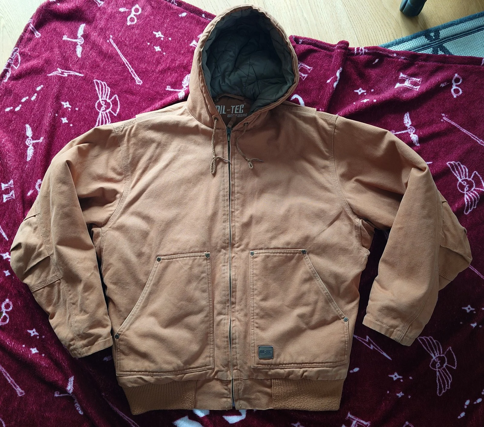 Kurtka MIL-TEC WORKWEAR  gruba z kapturem. rozm. L