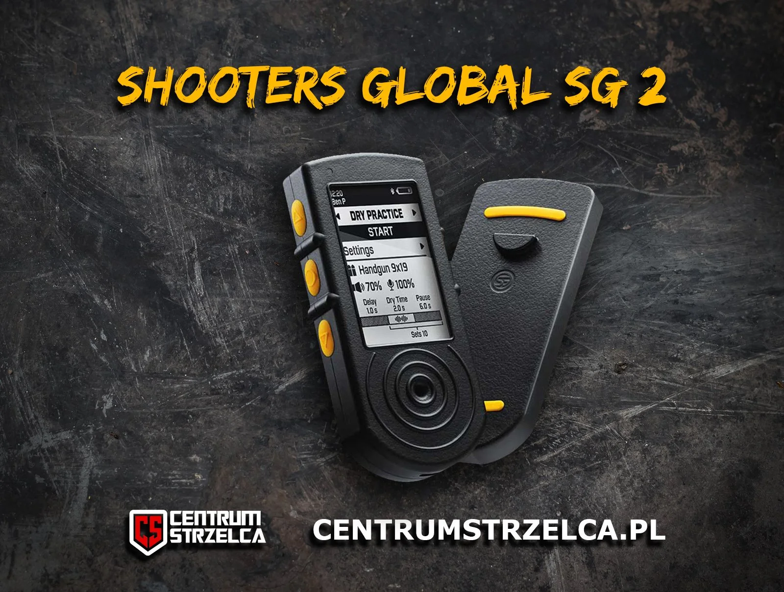 Timer strzelecki Shooters Global Shot Timer 2 z uchwytem U-grip