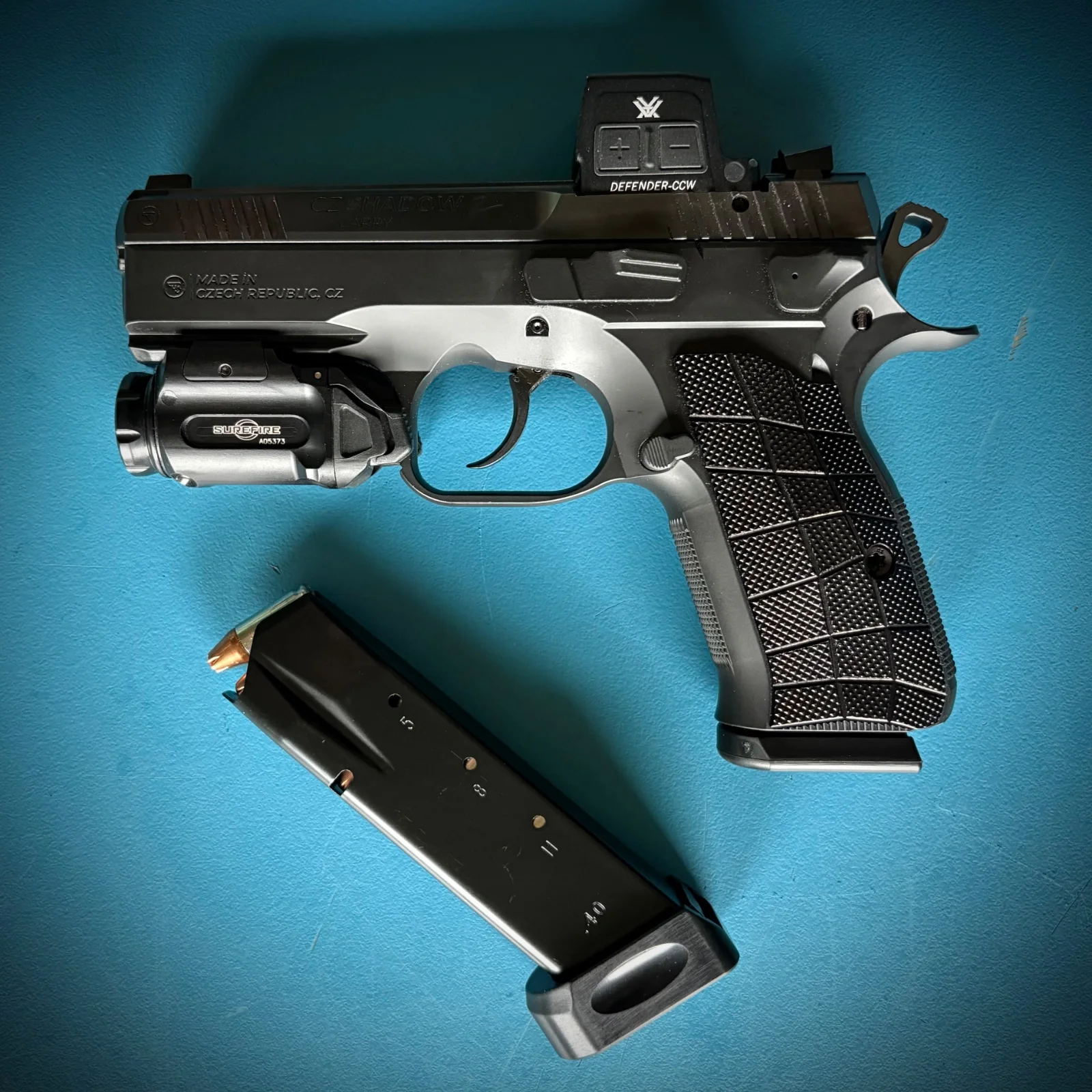 CZ Shadow 2 Carry Vortex Defender CCW SureFire XC3