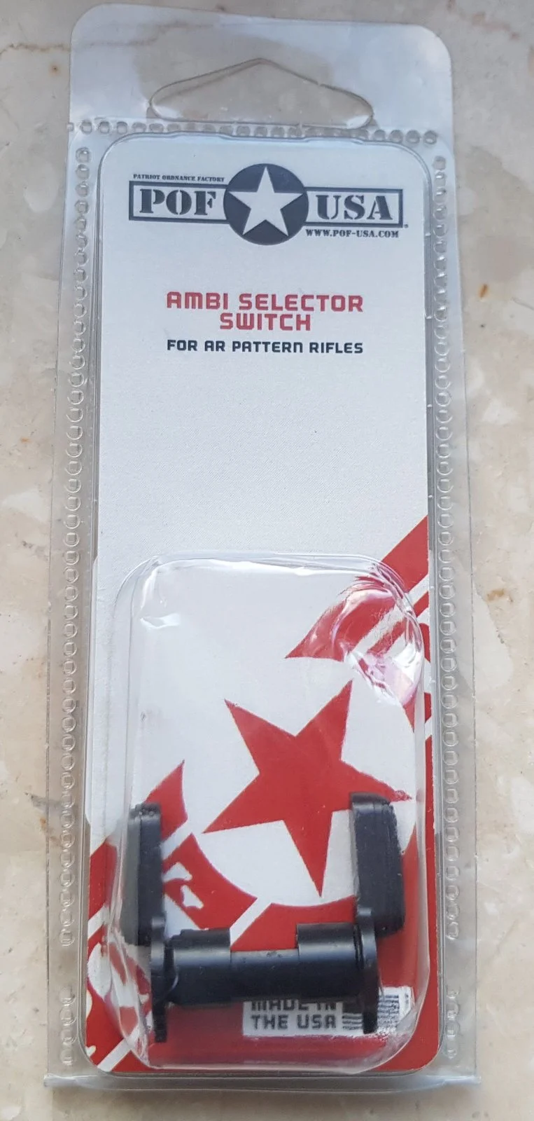 Dwustronny bezpiecznik AR15 POF