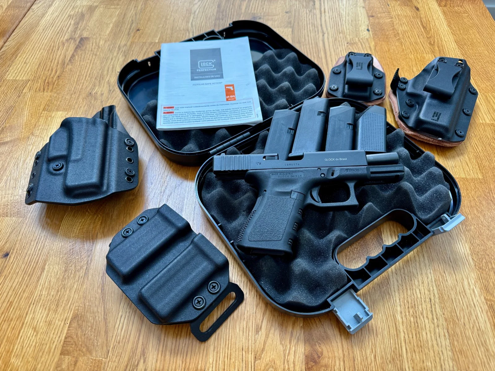 Glock 19 gen 3 Brasil plus dodatki
