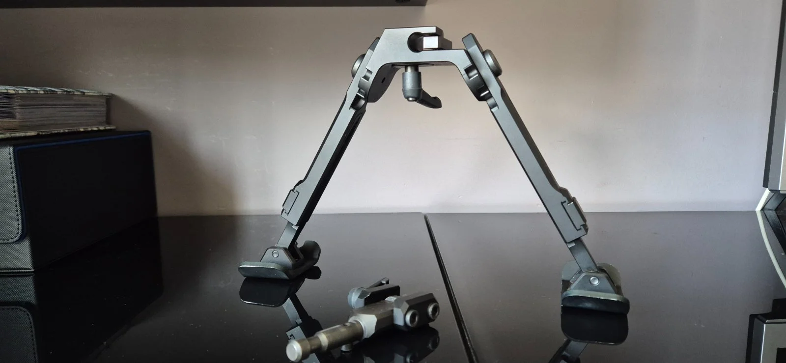 Bipod Fortmeier H184/45 plus adapter na dolną szynę picatinny