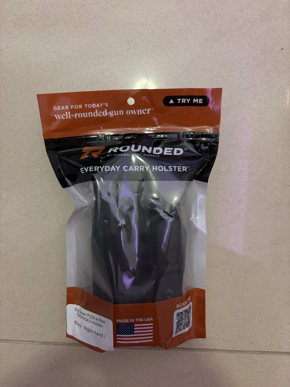 Kabura wewnetrzna Sig Sauer P229 Kydex Concealment Express