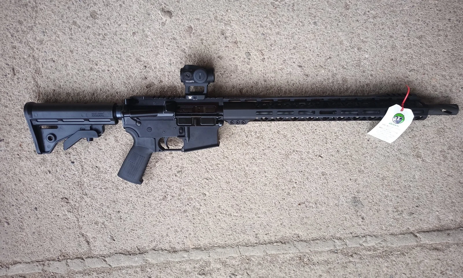 Karabinek BCA15 AR15 i Vortex Triumph 2MOA