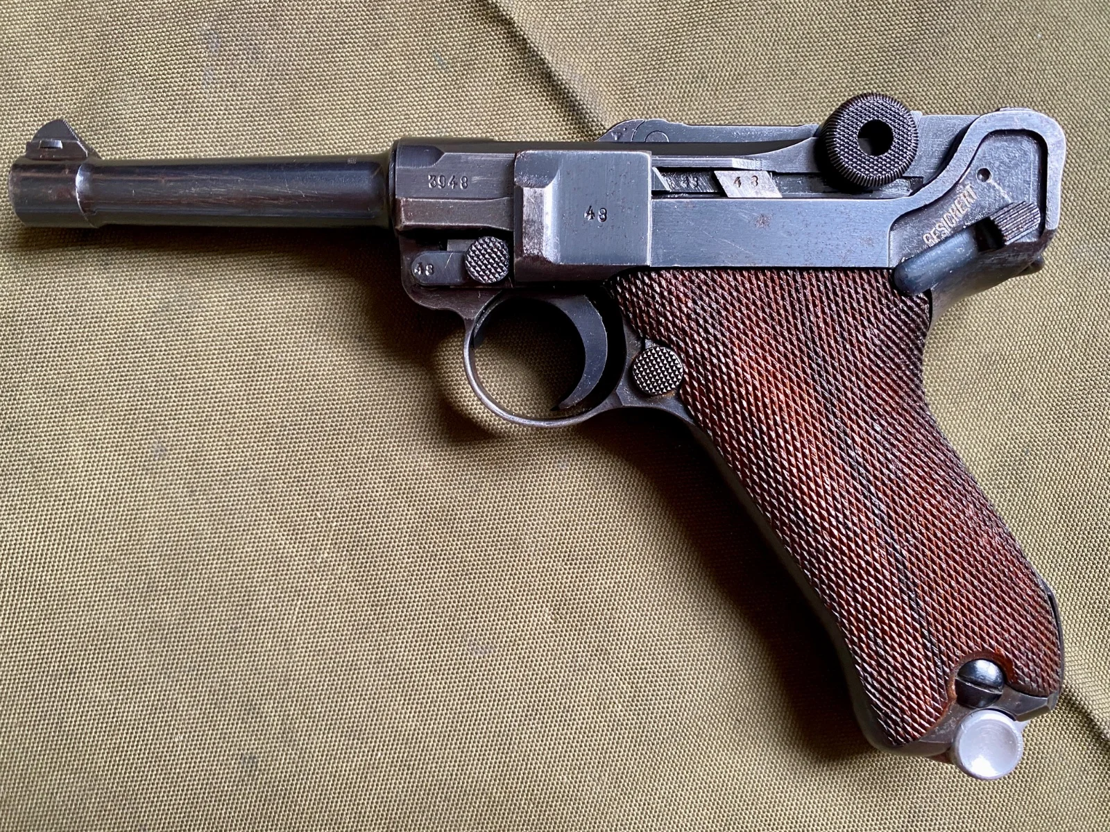 Luger P08, zgodny numerycznie, rzadkość