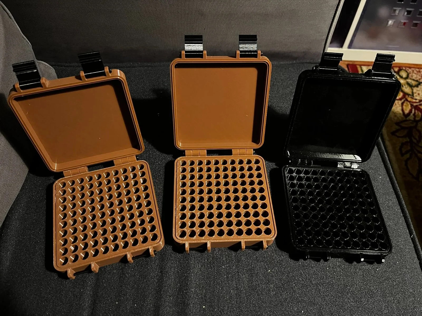 3x Pudełka na amunicje 9mm 100 sztuk