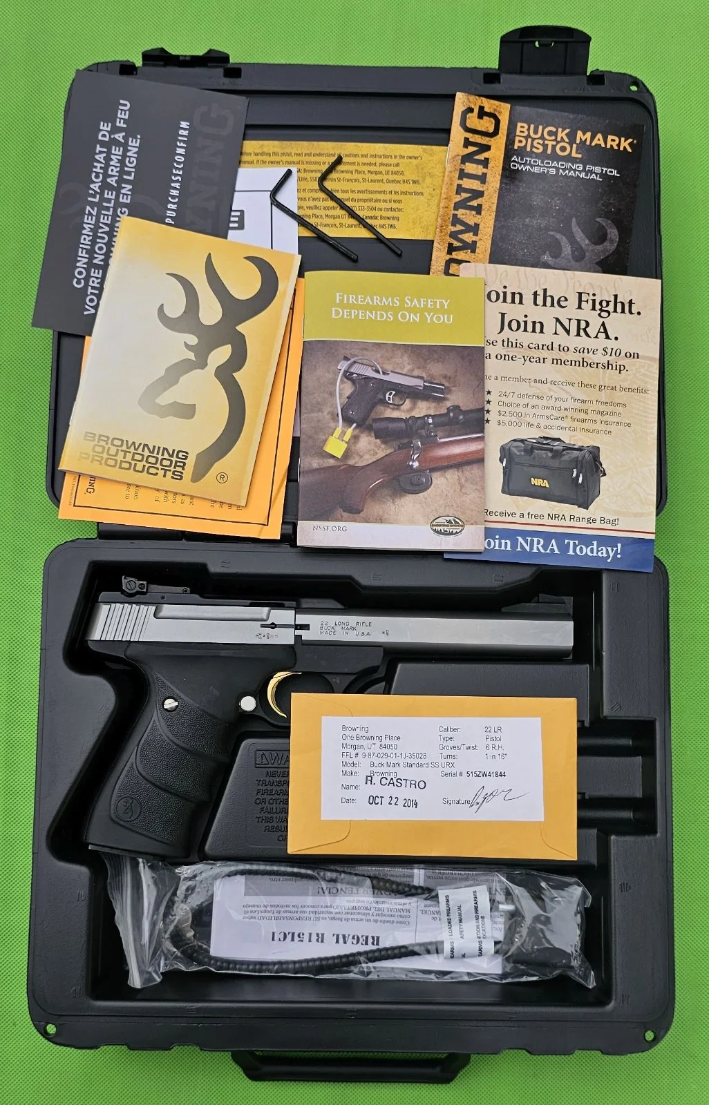 BROWNING BUCK MARK STANDARD SS URX PRO TARGET 5,5" .22 LR DARMOWA DOSTAWA DO KLIENTA!