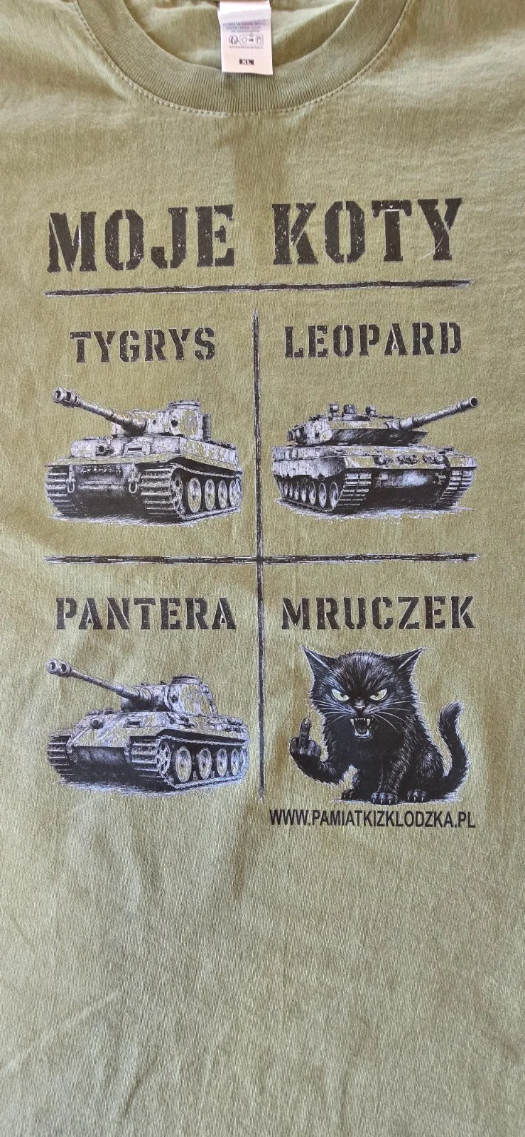 KOSZULKA MOJE KOTY grzeczna/niegrzeczna roz. S-XXXL