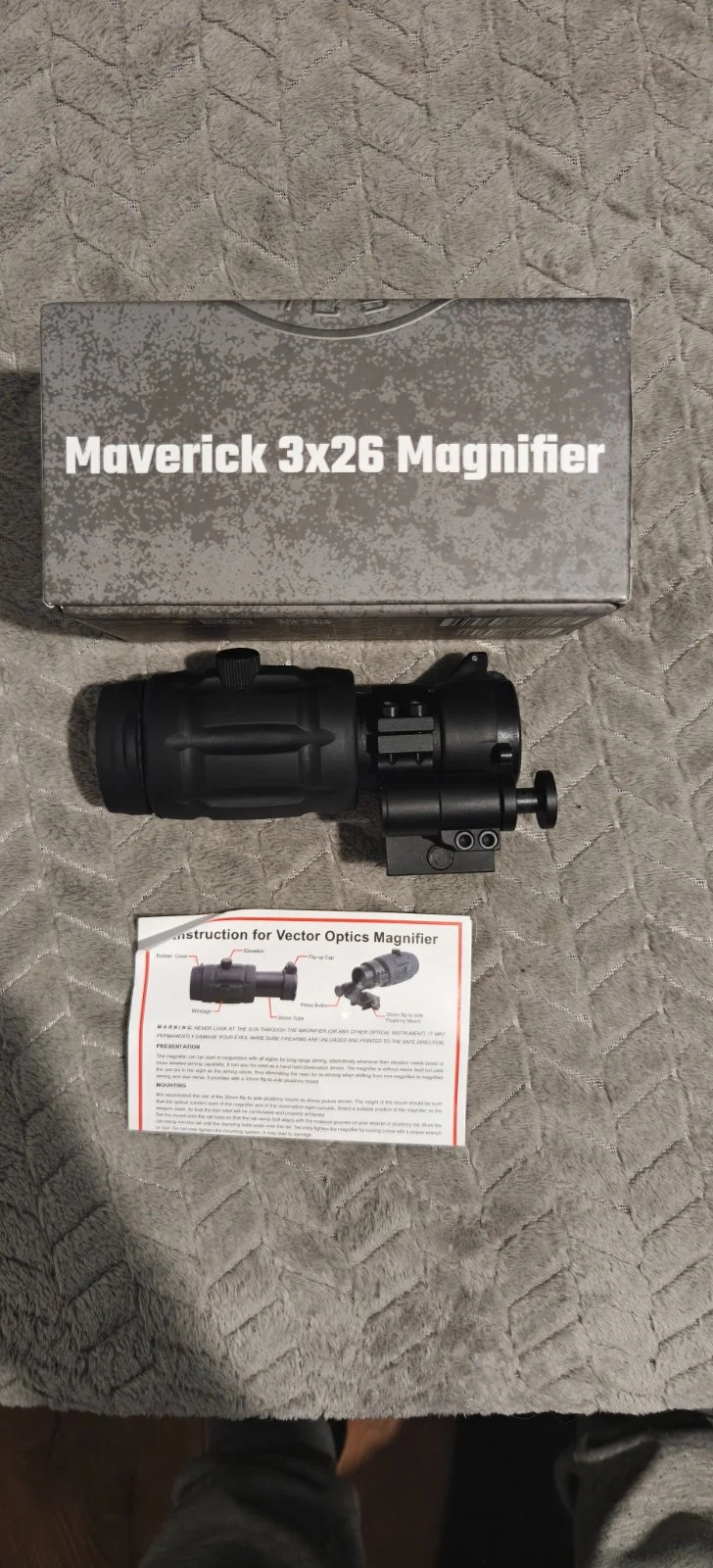 Powiększalnik Vector Optics Maverick 3x26