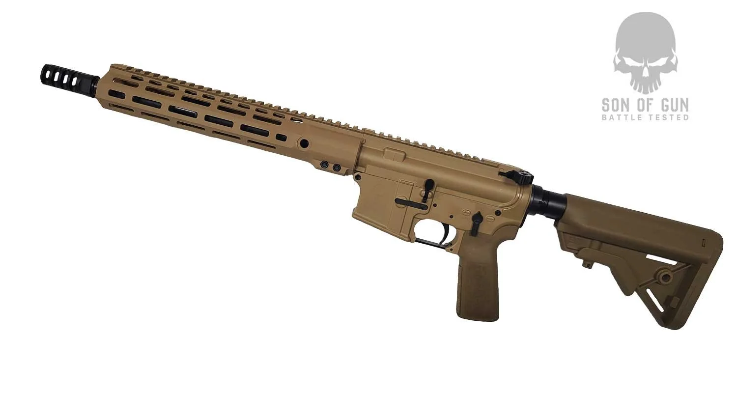 Karabin samopowtarzalny SOG AR-15, lufa 12,5" kal. 5.56x45 / .223Rem, kolor FDE