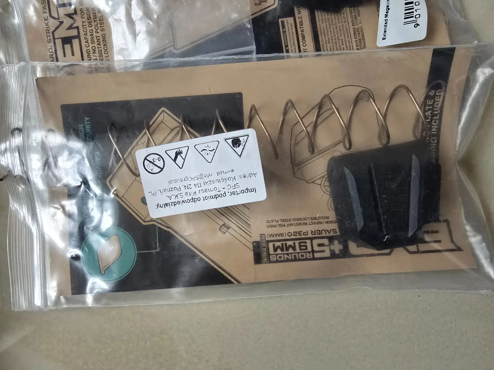 Strike industries EMP powiększone stopki sig sauer p320