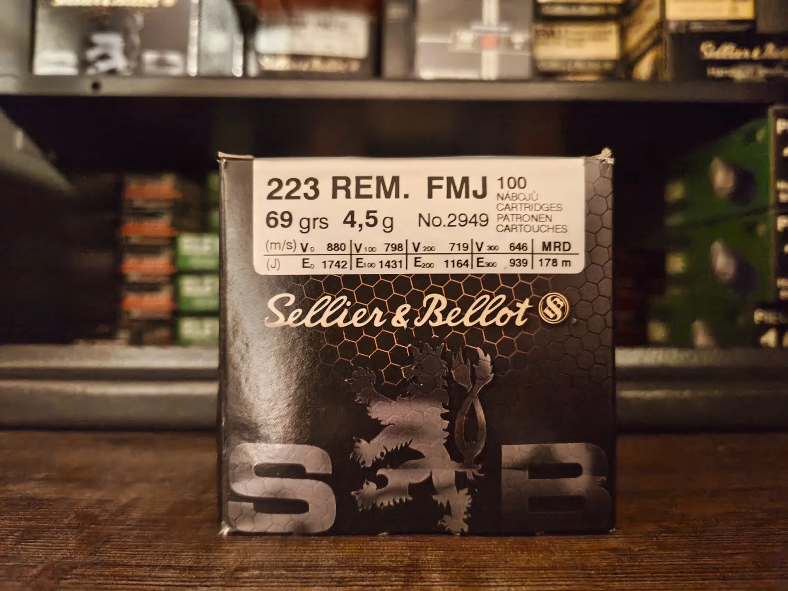 Sellier & Bellot .223 FMJ 69gr