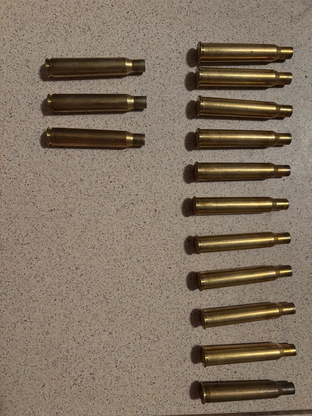 Łuski 7x65R i 7x64 14 sztuk