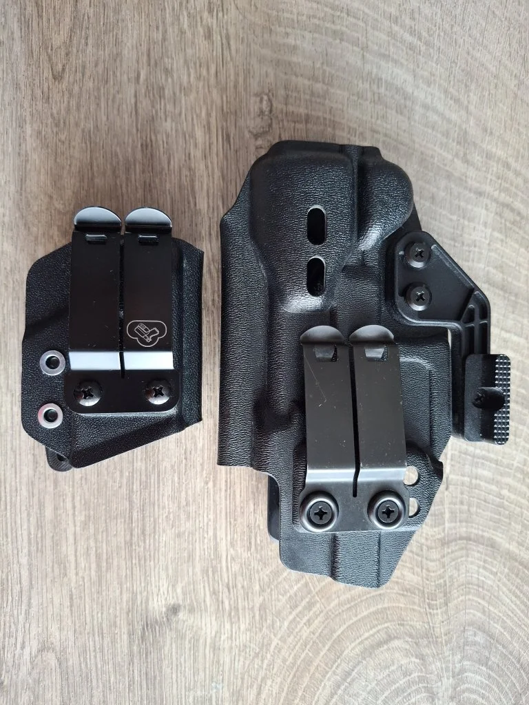 Kabura wewnętrzna IWB do Glock 19 DoubleTap Symbiont - zestaw