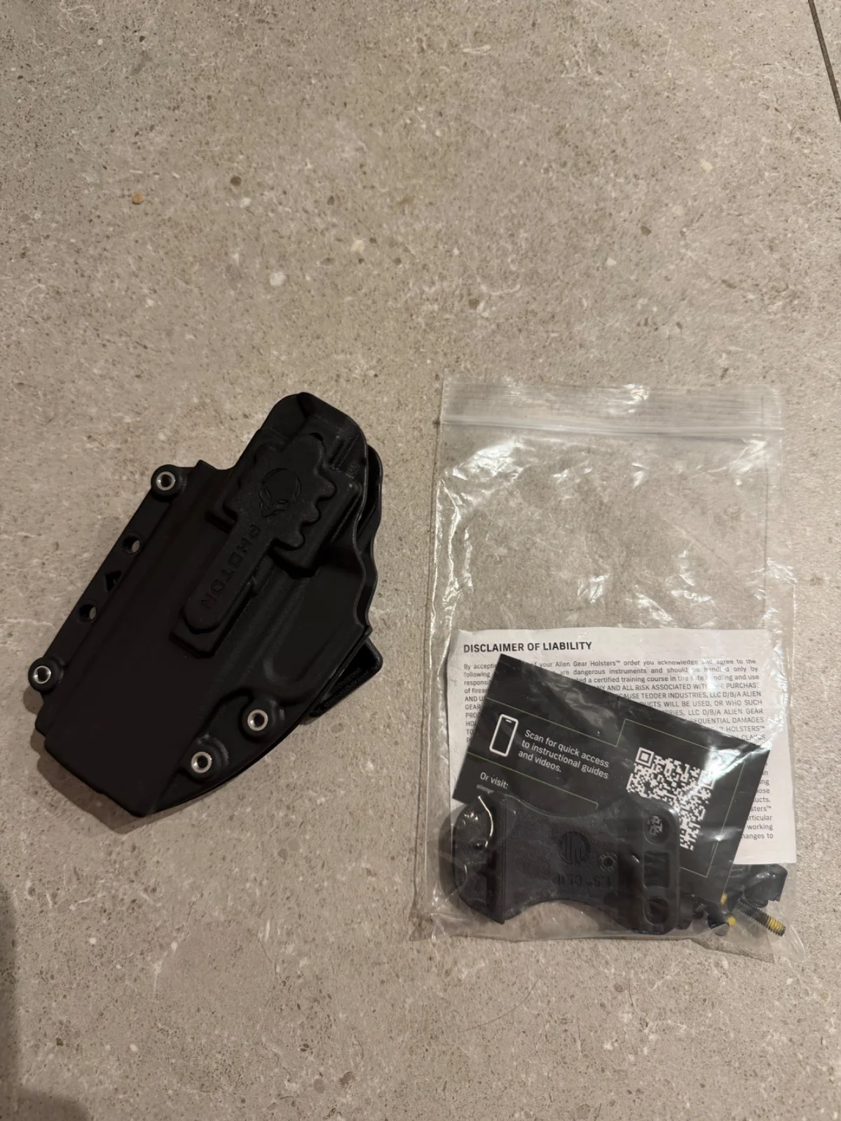 Kabura Sig Sauer P365 X Macro Alien Gear Photon IWB/OWB
