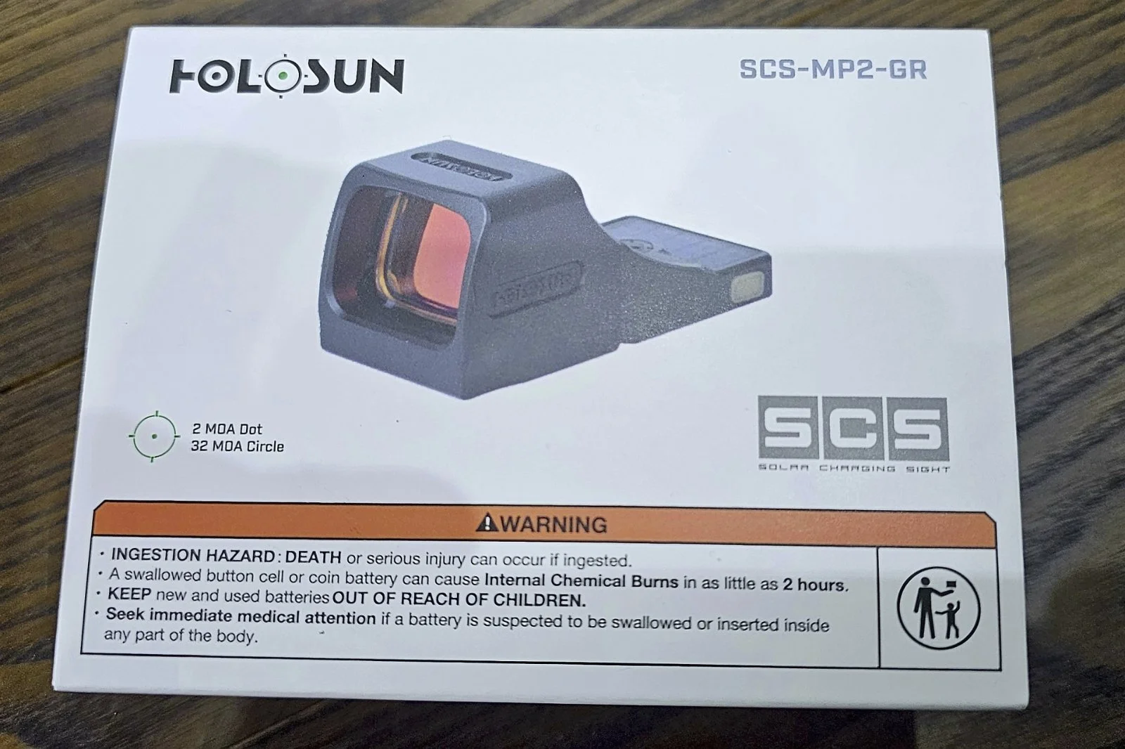 Kolimator Holosun SCS-MP2-GR /green/ dla Smith & Wesson M&P-M2.0 OR