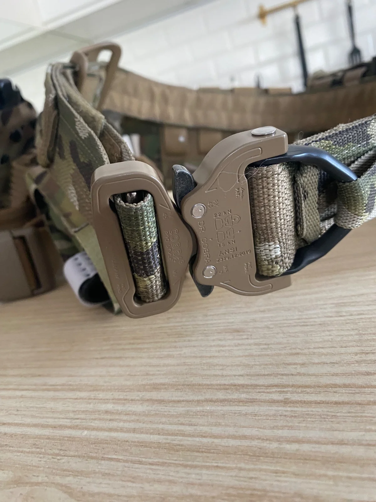 Pas VST belt z D ringiegiem Multicam
