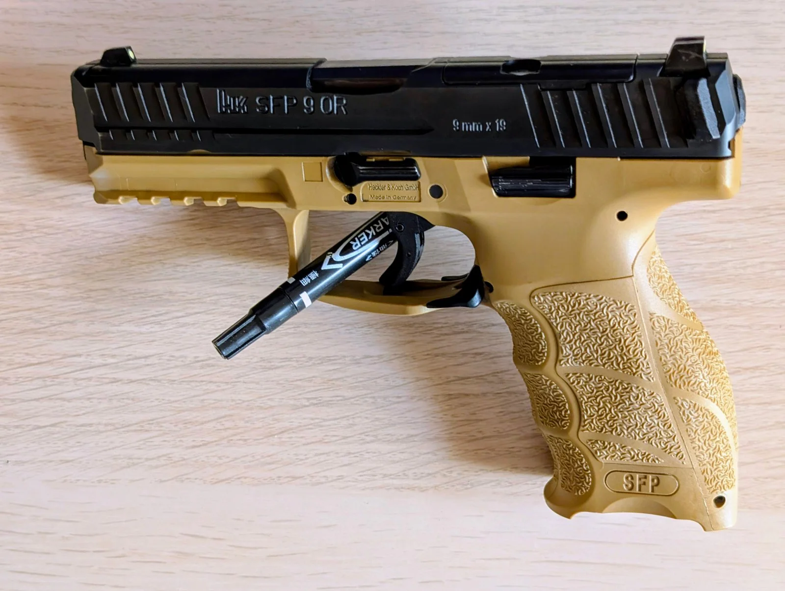 HK SFP9 OR RAL8000 9x19mm