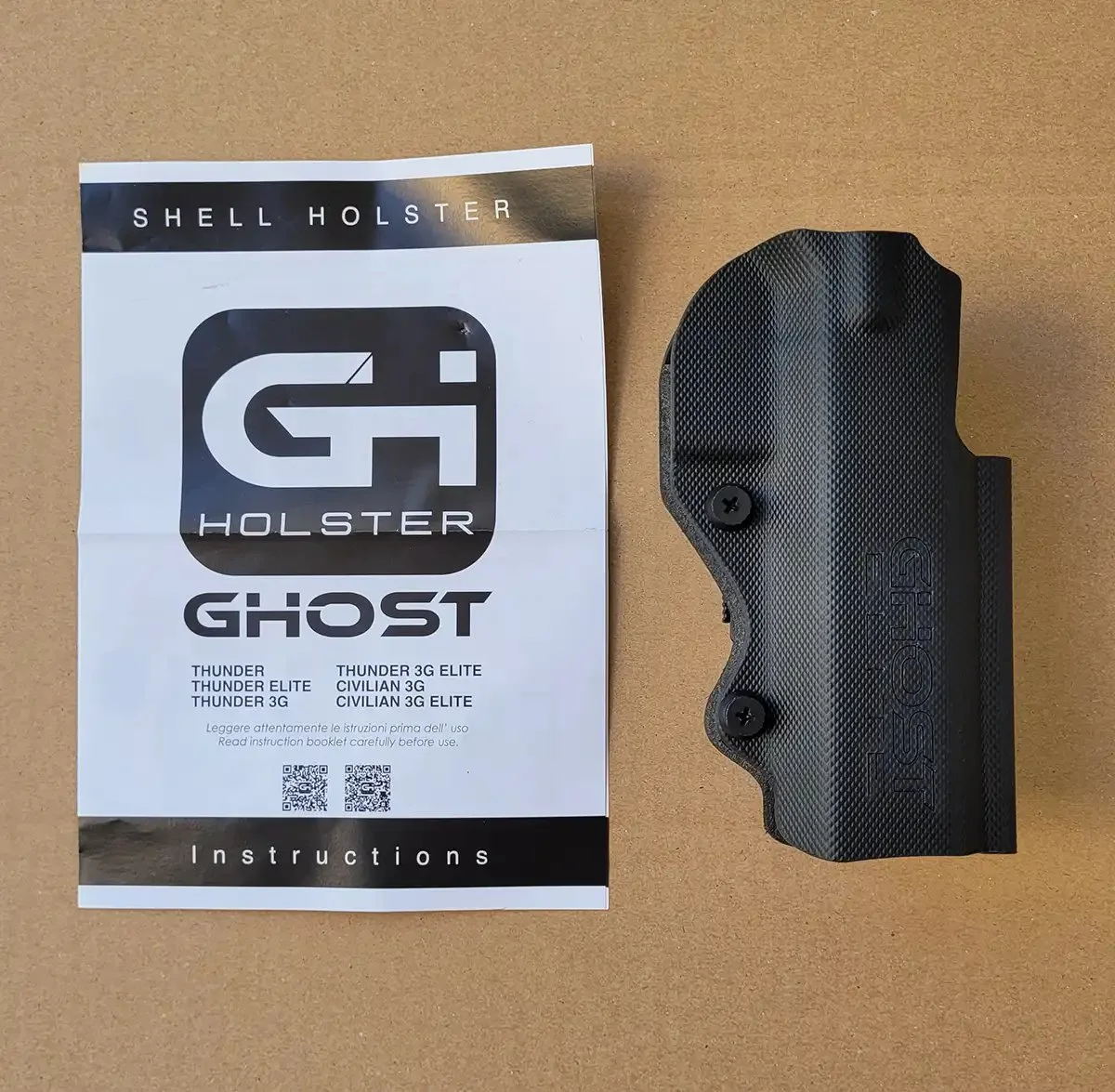Kabura Ghost Civilian Elite 3G do CZ Shadow 1/2, TS 2, Tanfoglio Stock 1/3