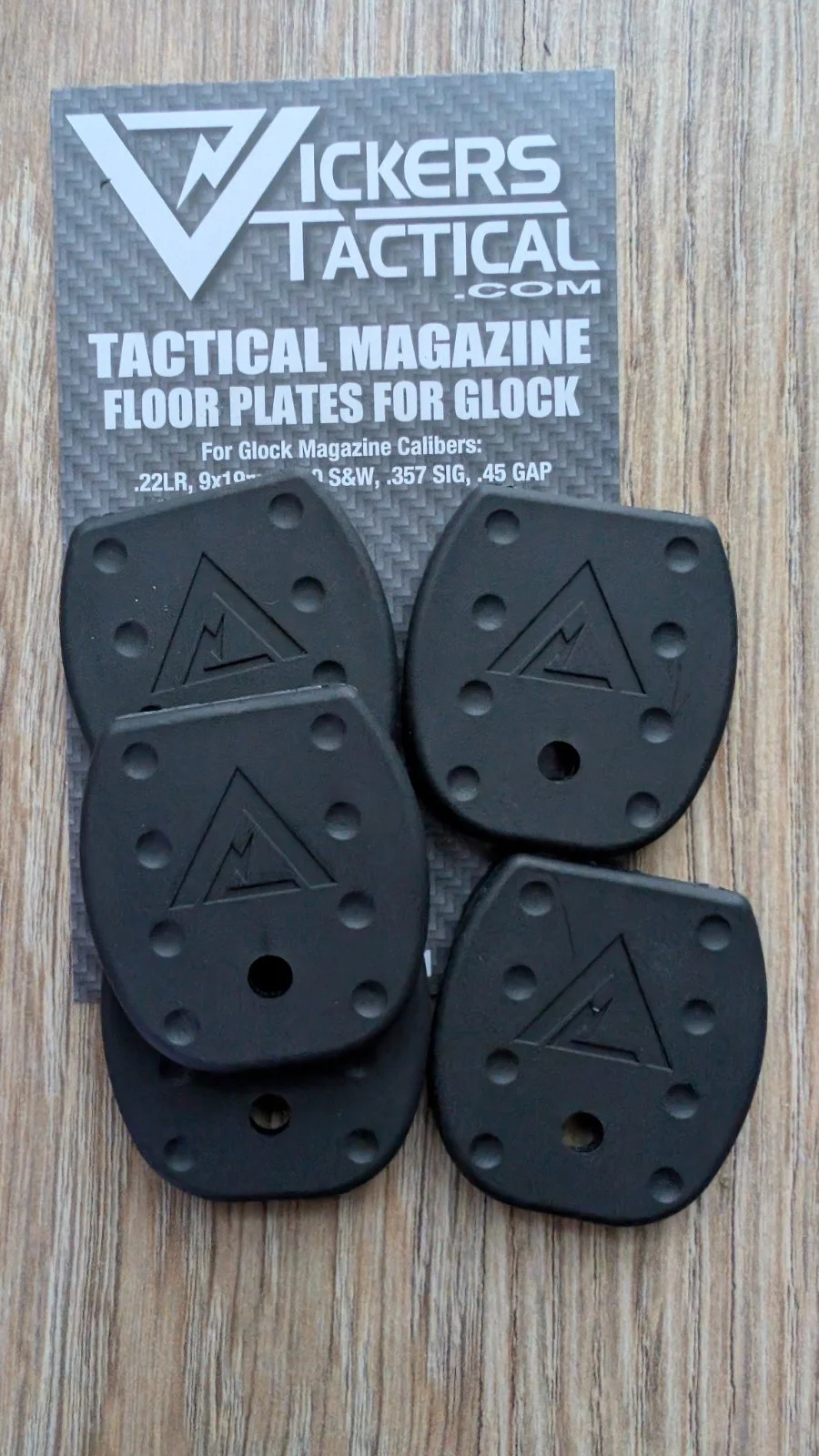 Stopka magazynka 0 Vickers Tactical Glock 9mm / 40S&W 5 sztuk Czarne