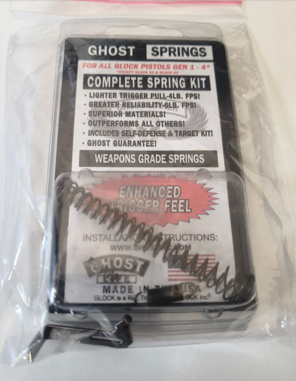 Przerywacz GHOST EDGE , zestaw sprężynek Ghost