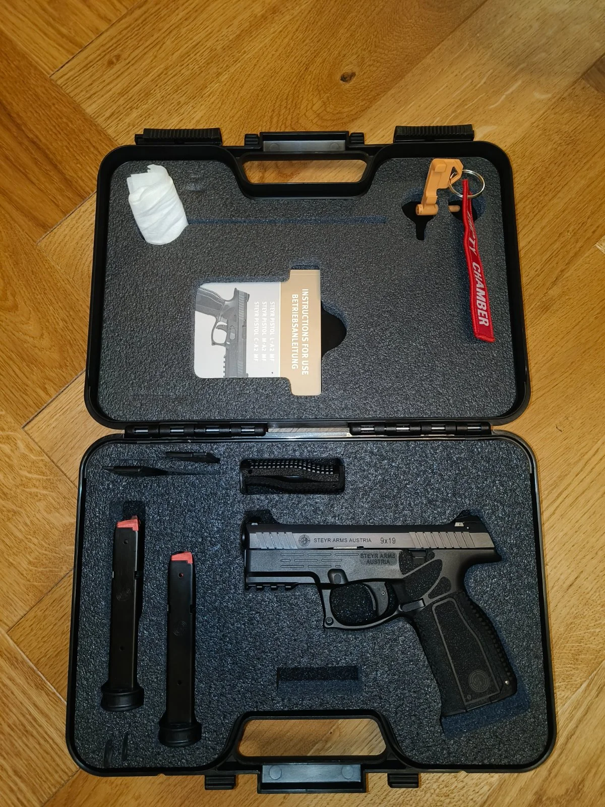 Steyr M9-A2 MF, przyrządy trapezoidalne