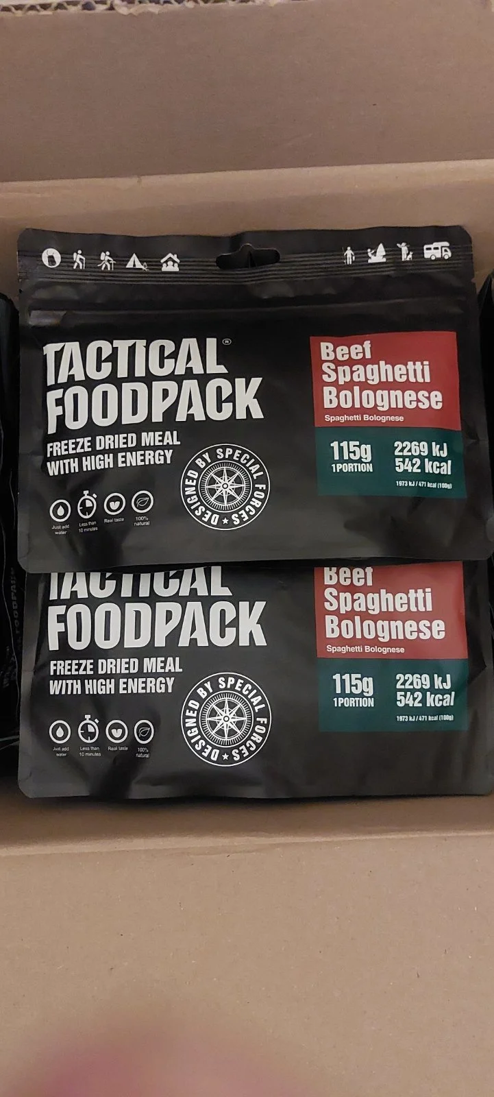 Liofilizat Tactical Foodpack Beef Spaghetti Bolognese exp 2031