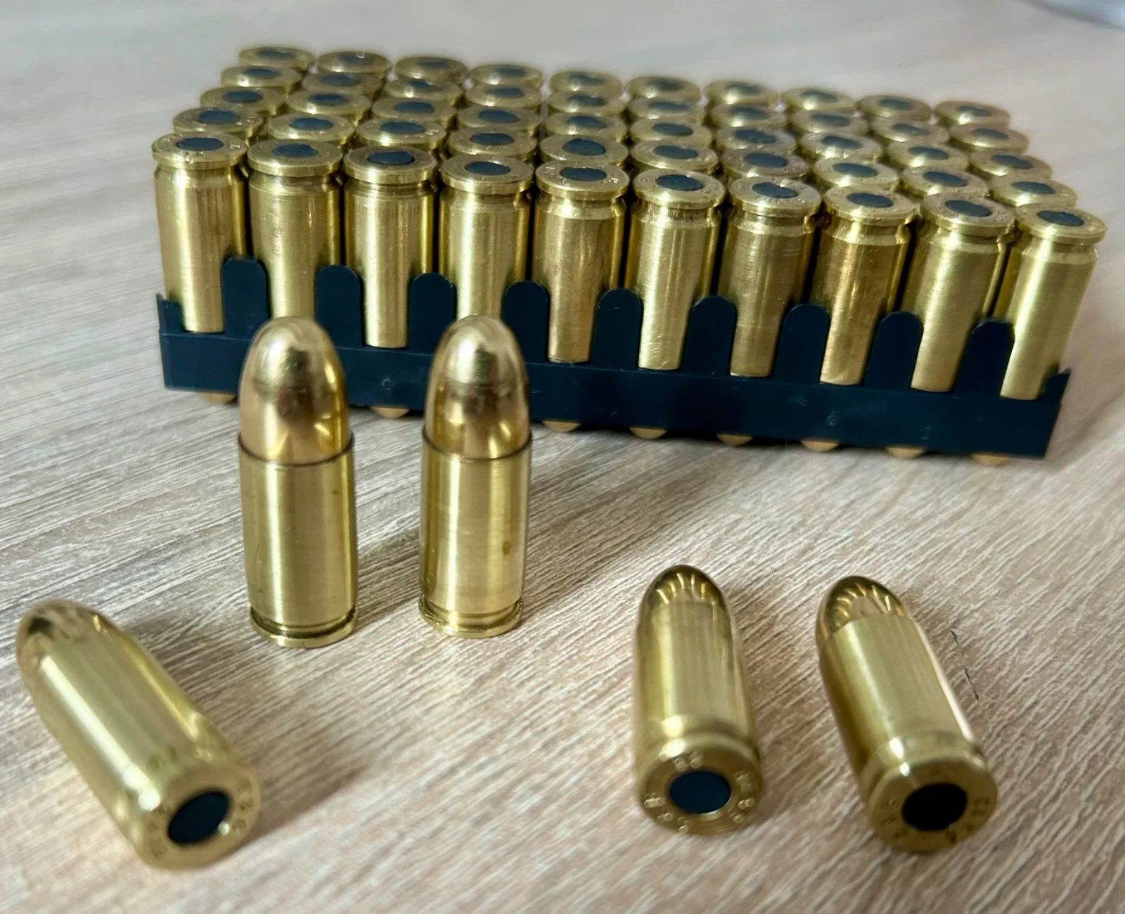 Zbijaki 9x19, amunicja treningowa