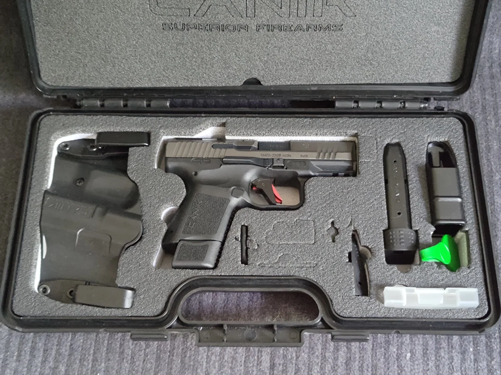 Canik TP9 CAS Sub Elite Tungsten
