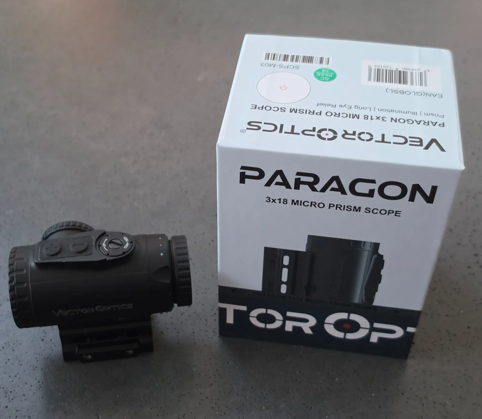 Pryzmat Vector Optics Paragon 3x18 Micro