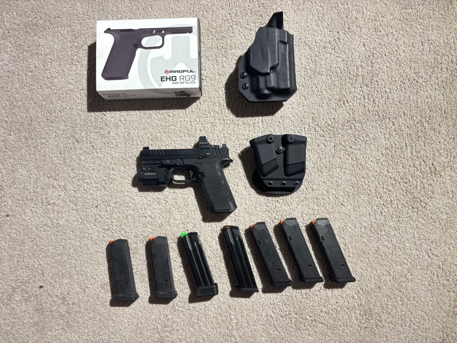 Ruger RXM FS plus grip compact zestaw kompletny