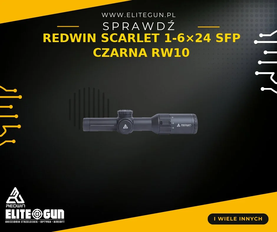 Luneta LPVO Redwin Scarlet 1-624 SFP RW10 - 1071 zł Dostępna od ręki