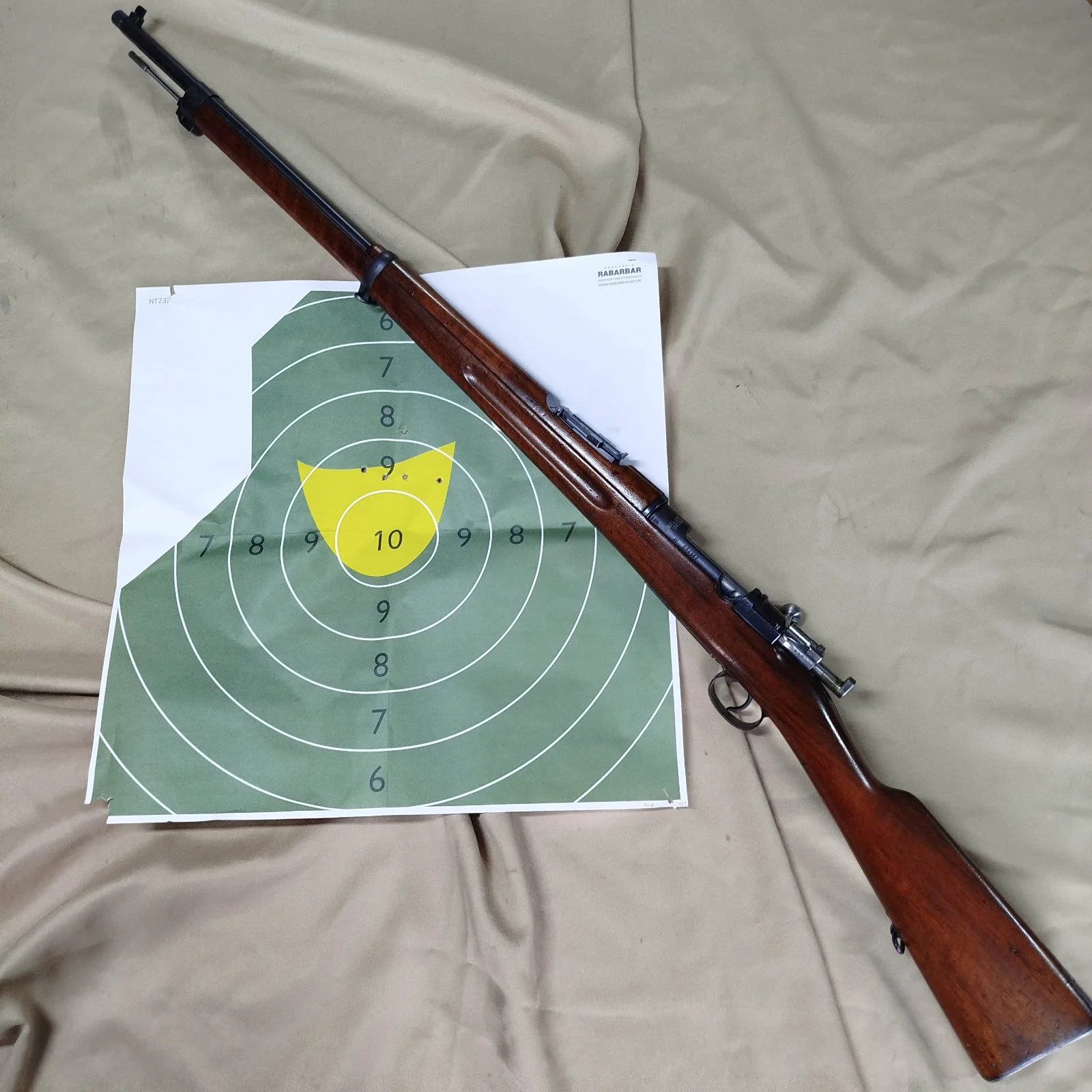 Karabin Carl Gustafs m/96 6,5x55 -ZAWODY, średnica lufy 6.50mm