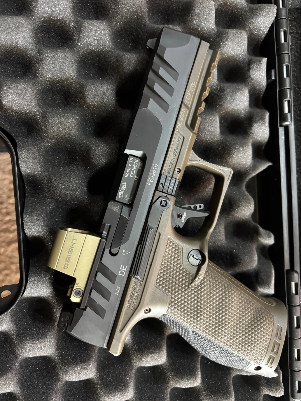 WALTHER PDP DYNAMIC FS 4,5" OD GREEN 9X19