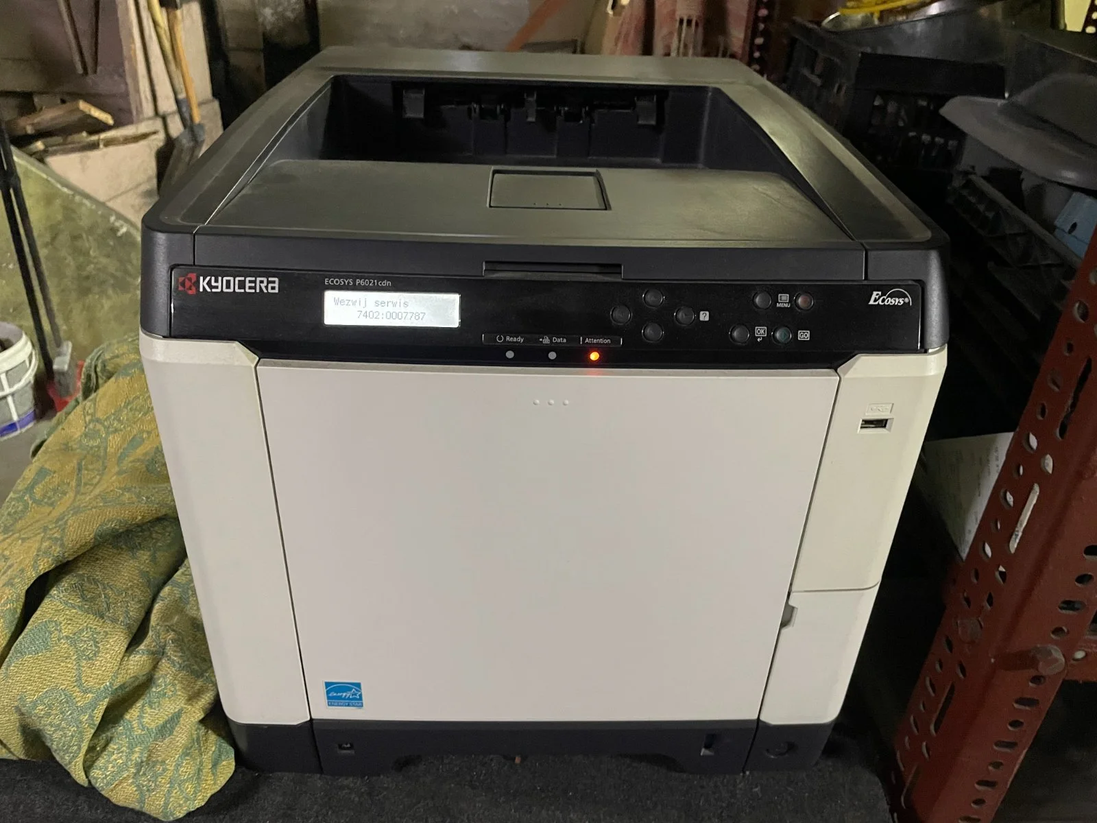 Sprzedam uszkodzoną drukarkę Kyocera P6021