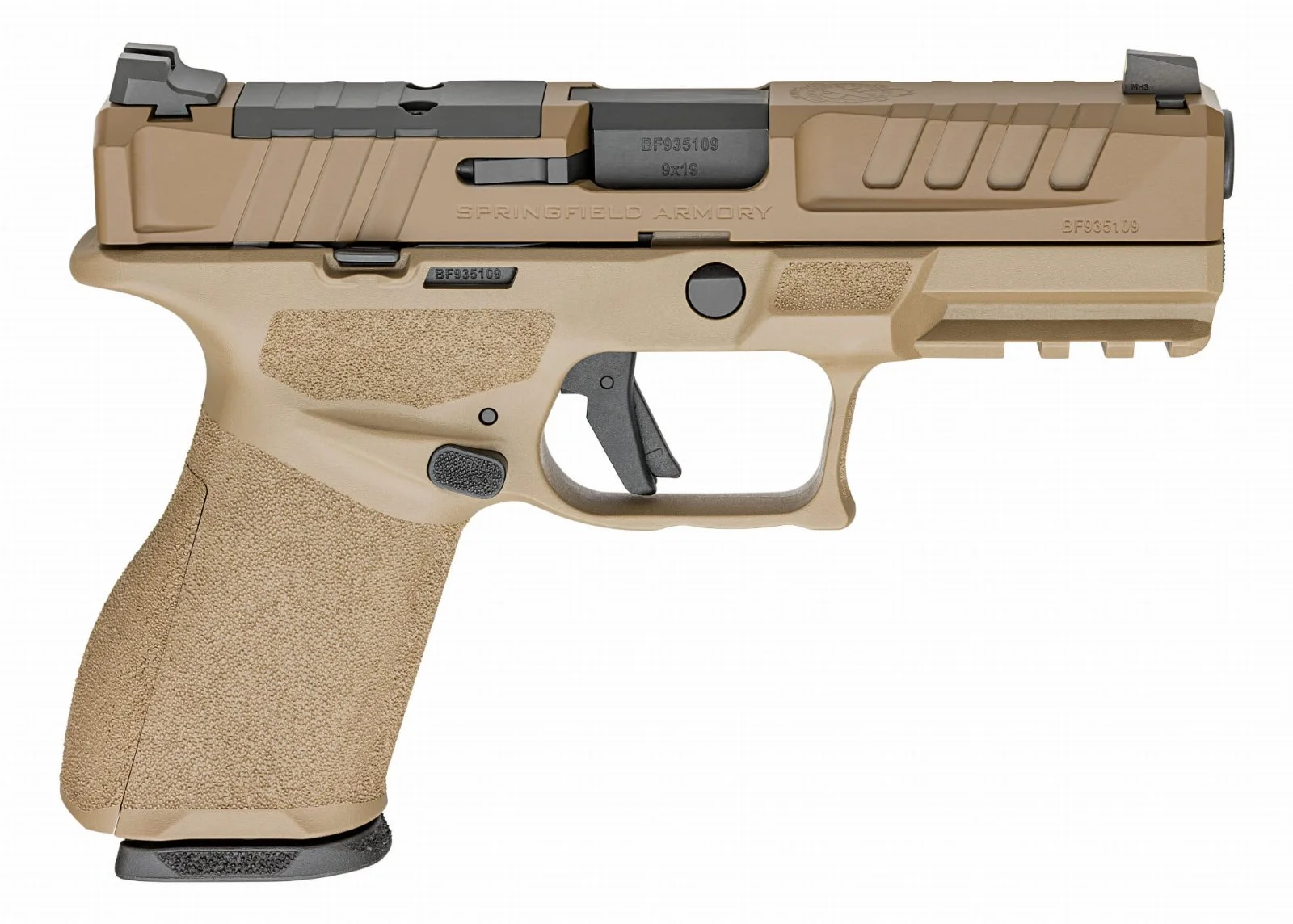 Pistolet HS-ECHELON 4.0 COMPACT 9x19mm, lufa 4", system VIS, U-Notch TRYT, FDE