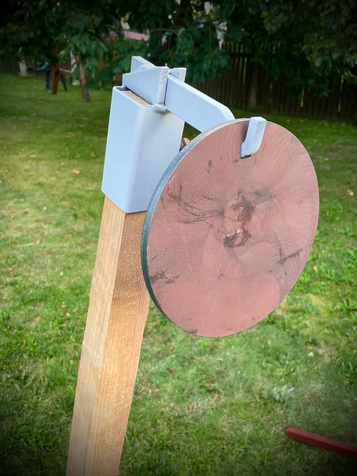 GONG z hardox450 koło fi 200mm z mocowaniem hakowym na kantówkę