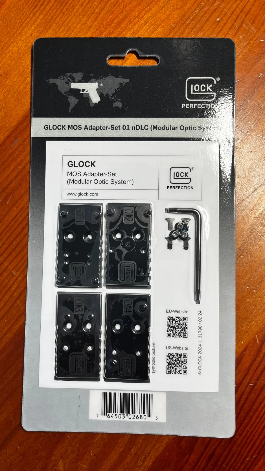 Zestaw płytek GLOCK MOS