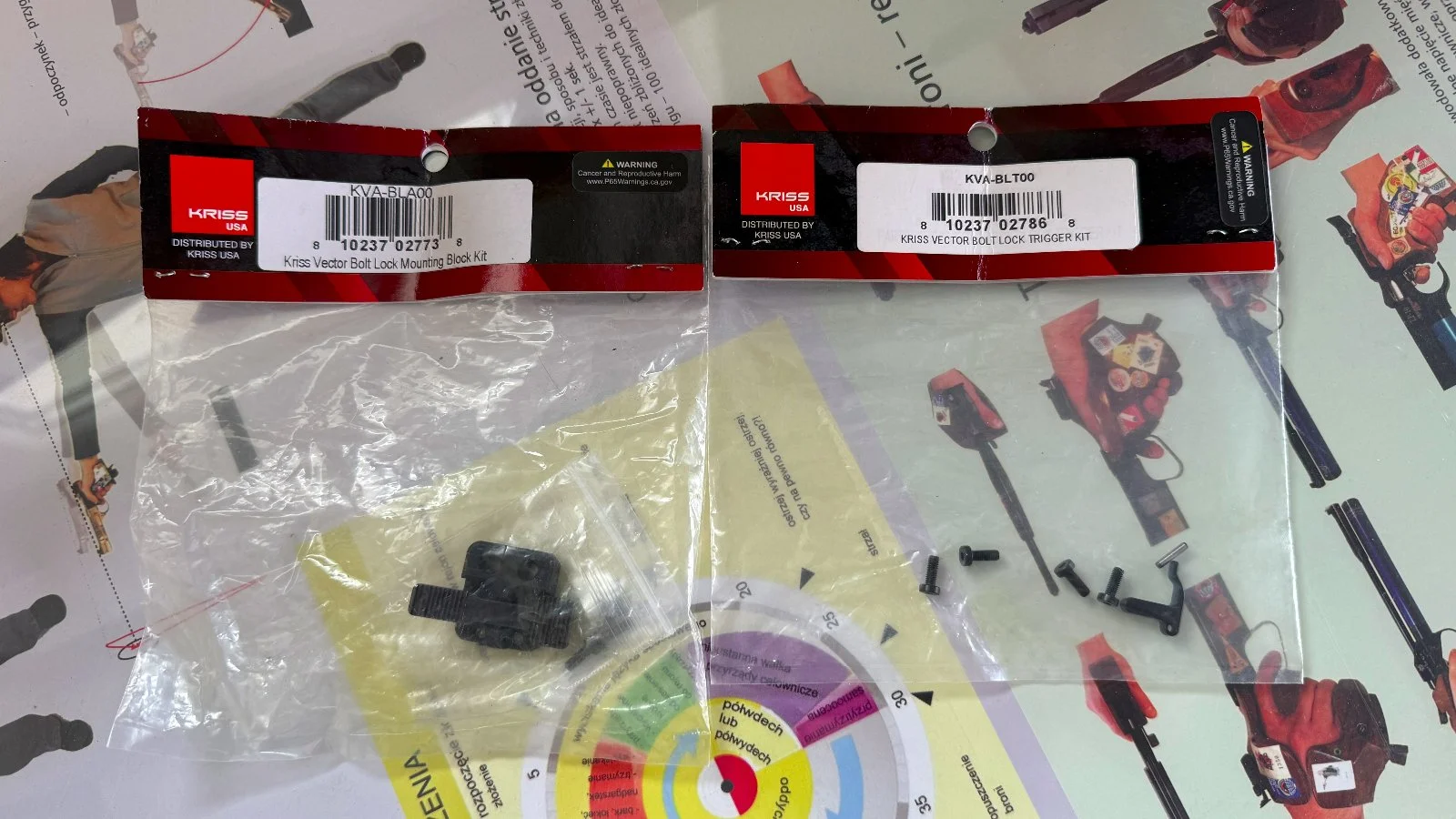 Części Bolt Lock Kriss Vector 9x19