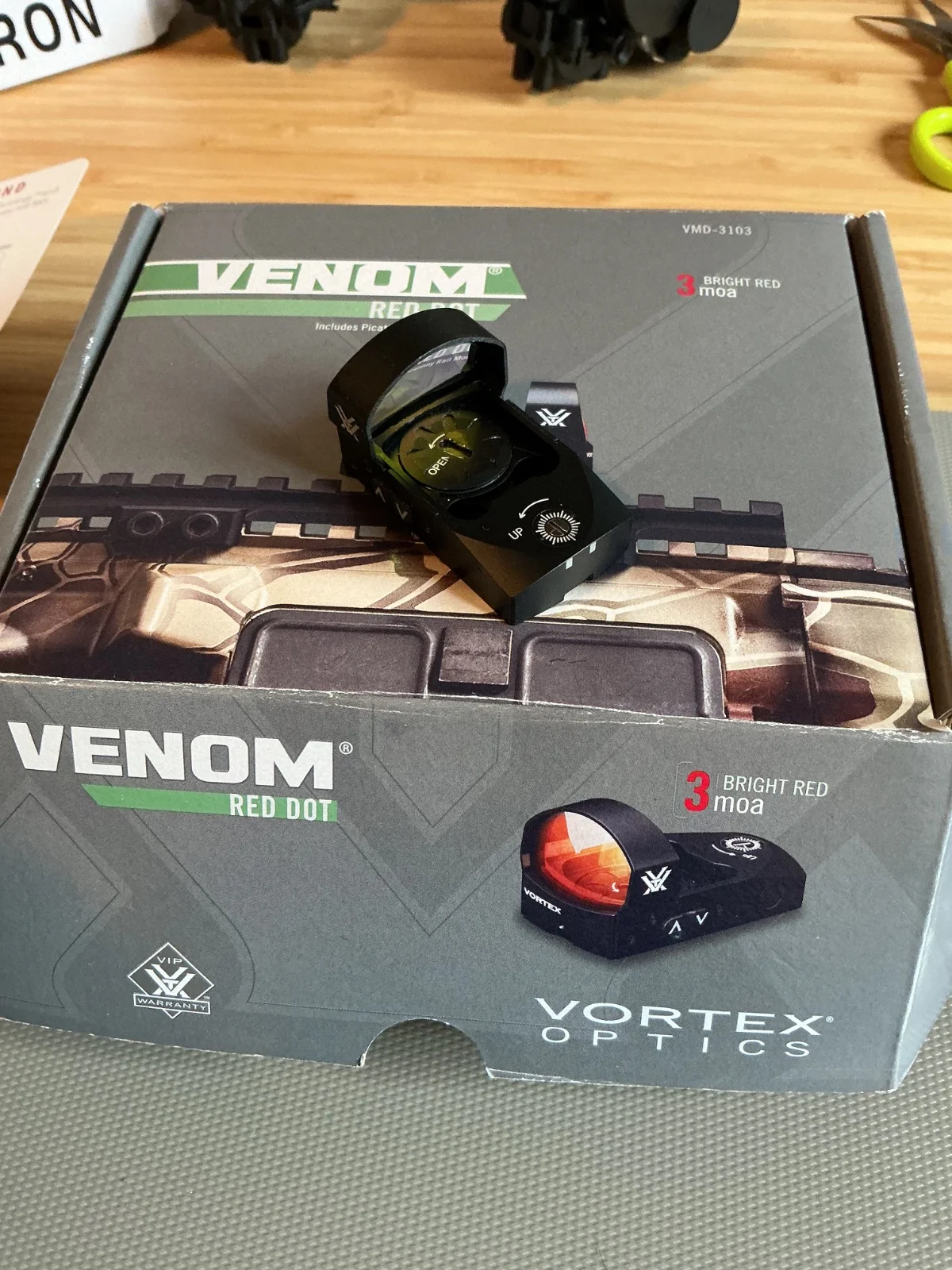 Vortex Venom red dot 3 moa