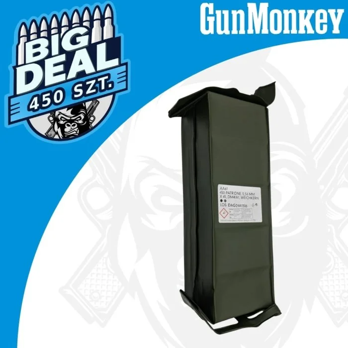 450 szt! Amunicja RWS kal. 5,56x45 FMJ DM41A1 62gr. - BIG DEAL!!!