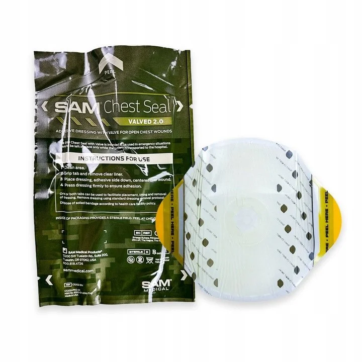 Opatrunek wentylowy SAM Chest Seal