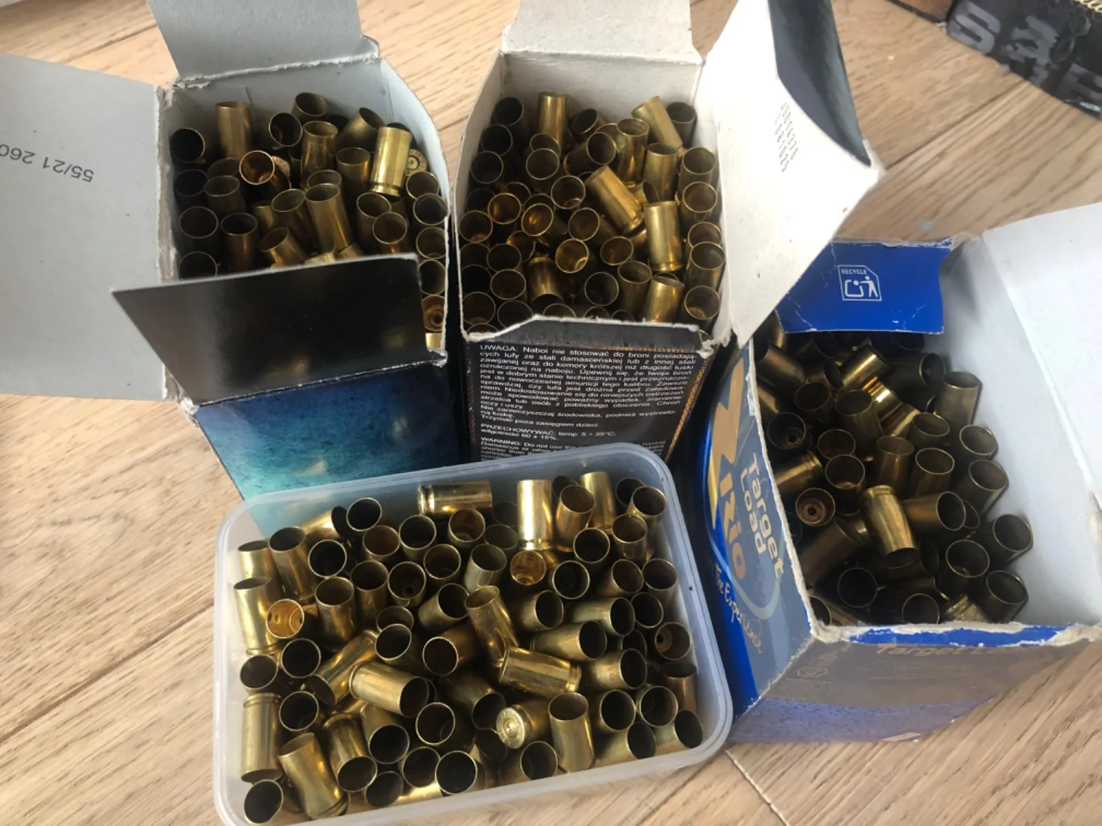 Łuski 9mm parabellum 5kg