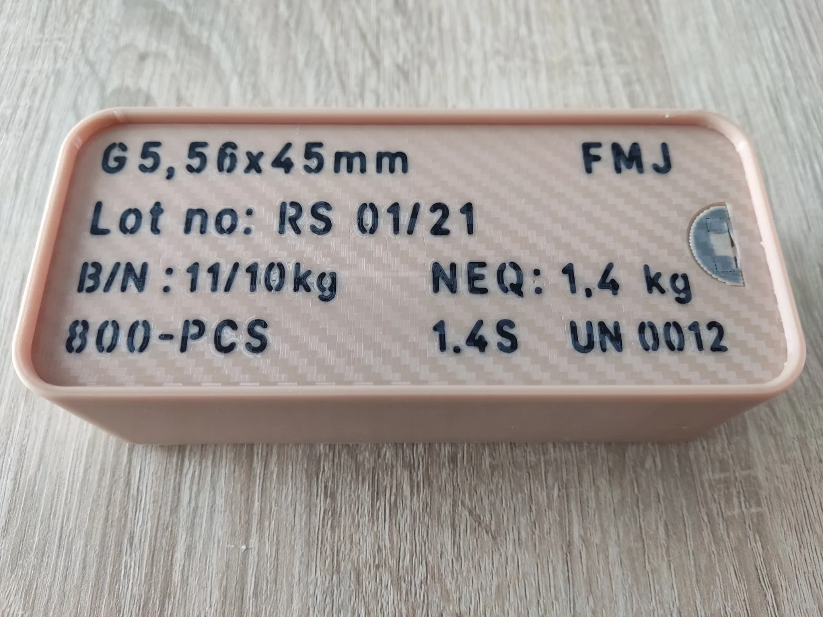 Pudelko na amunicje .223/5.56