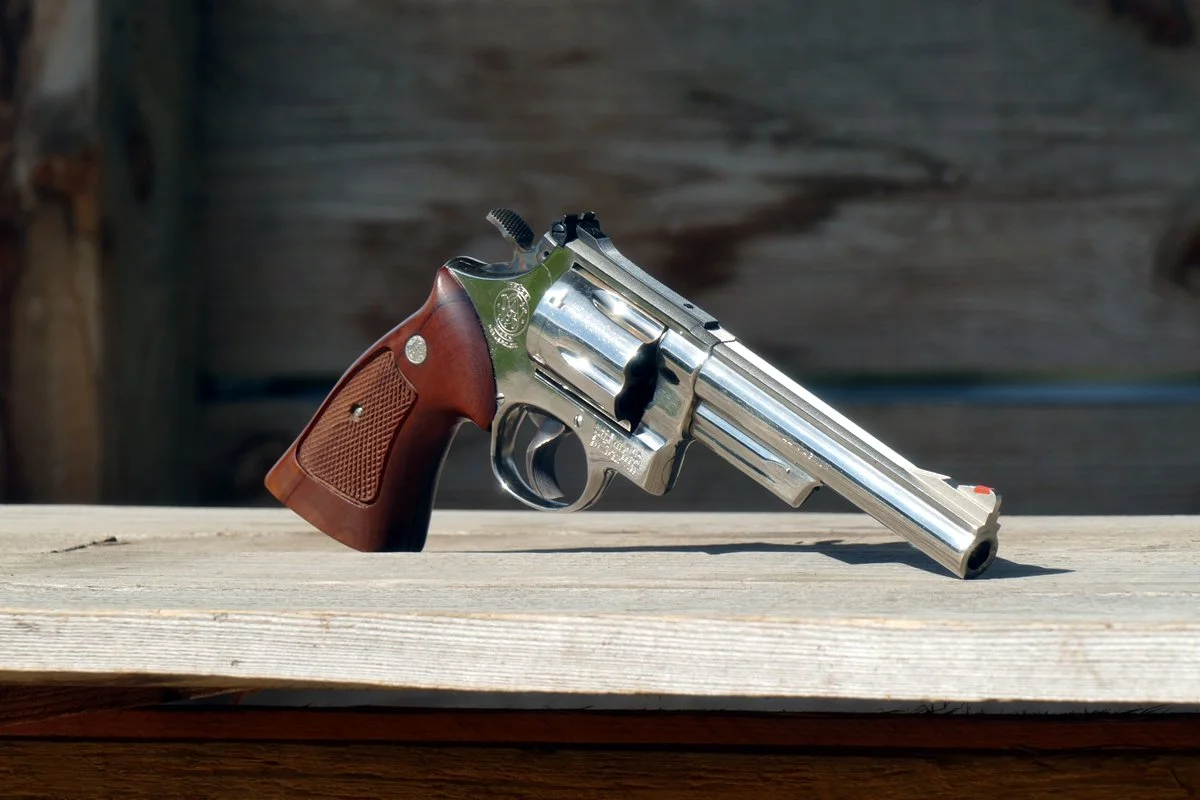 Smith&Wesson 29-2 nieckel plated, .44 Mag.