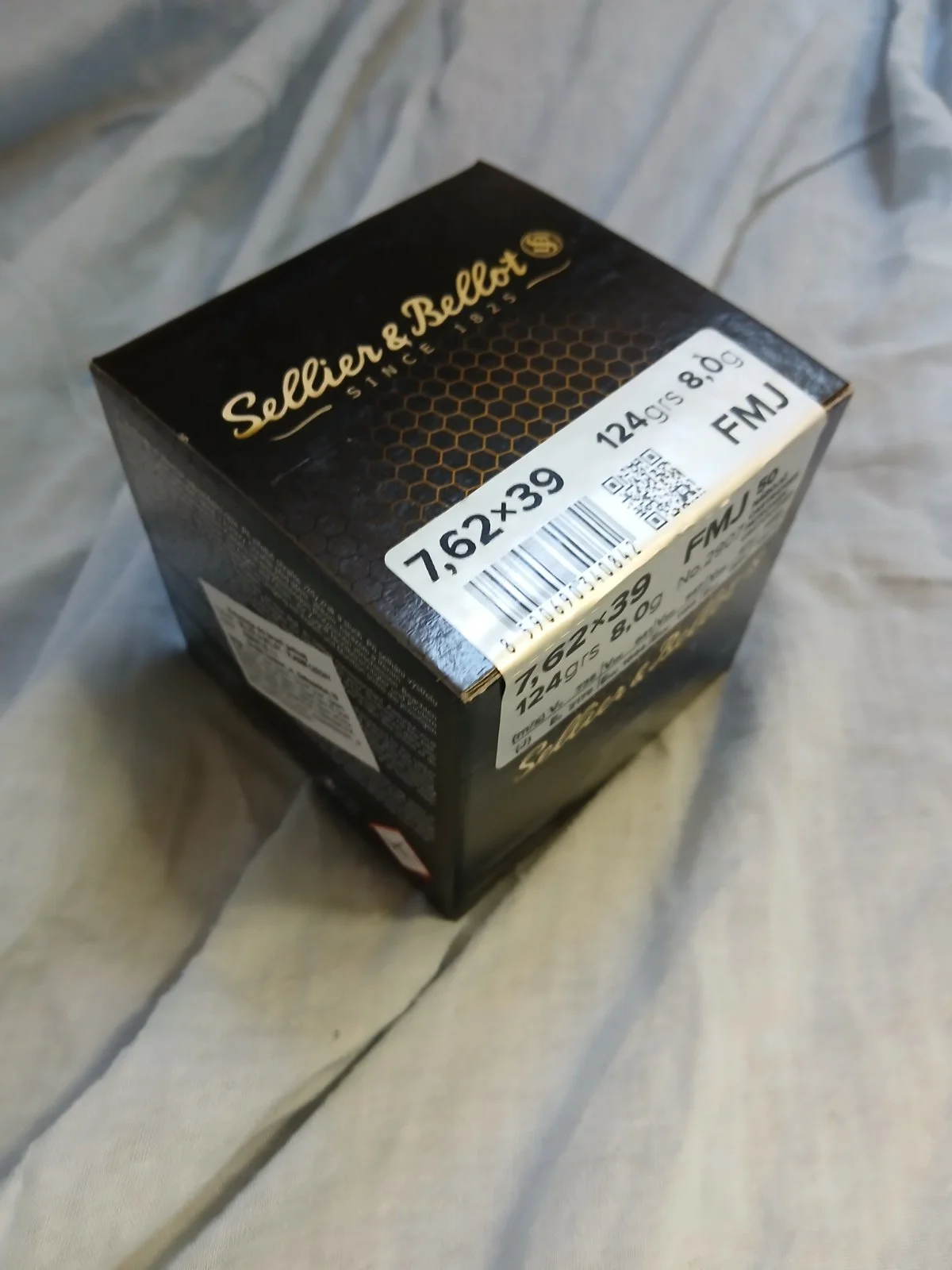 Amunicja 7,62x39 S&B FMJ 8,0g/124gr