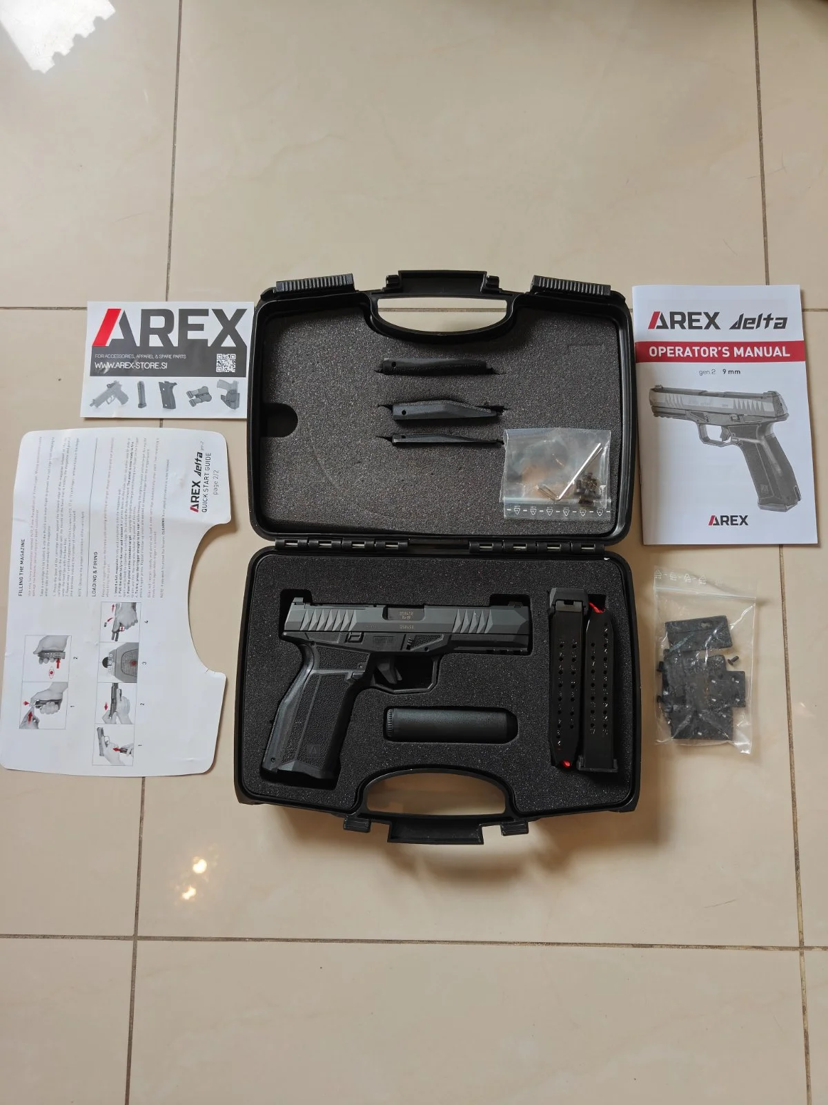 Pistolet Arex Delta L Gen. 2 Black kal. 9x19mm